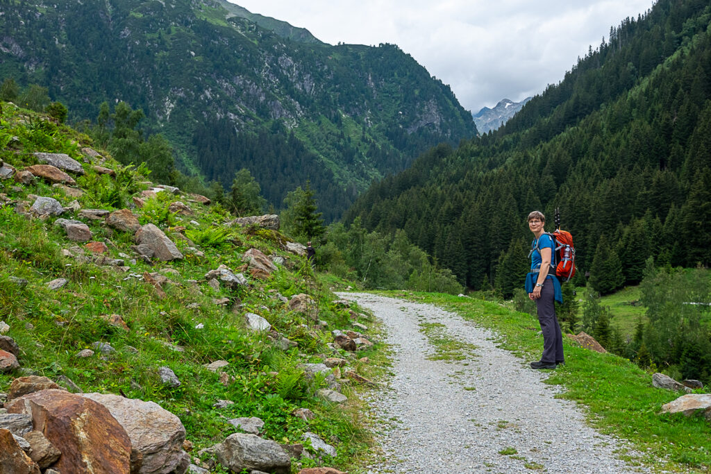 Auf dem Weg zum Wasserfall