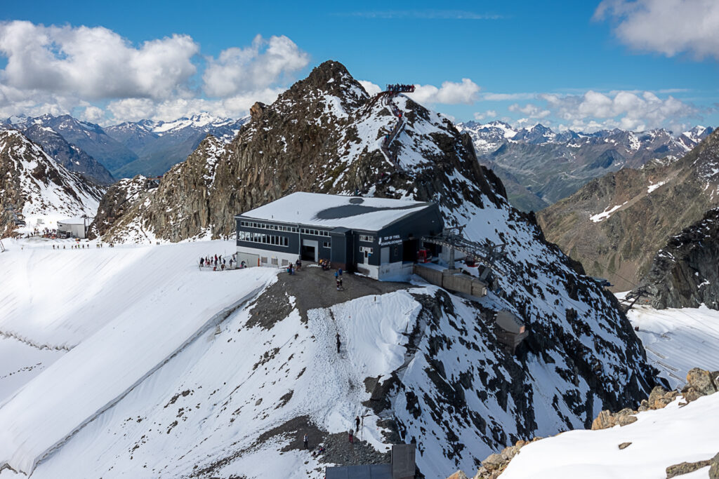 Bergstation der Schaufeljochbahn